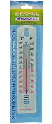 200 x 45mm Thermometer (Plastic)