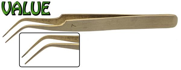 "7" (Curved, Thin Tips) Tweezers