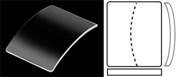 33.95mm x 23.00mm (H4.70mm x T0.90mm) Tudor Archeo