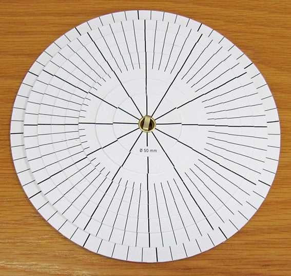 Numeral Positioning Template