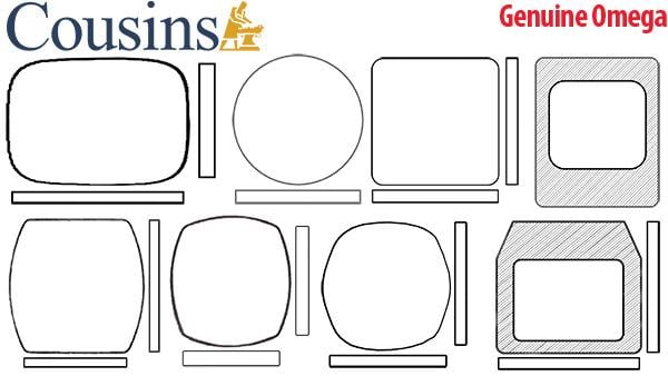 Genuine, Glasses, Mineral (TE, TH, TN Series)