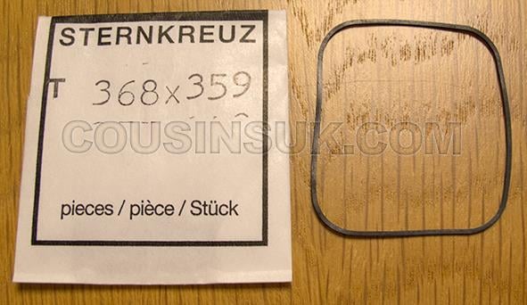 Barrel Shaped (Flat), 36.80 x 35.90 x 0.60mm Gasket