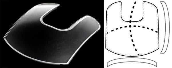 34.50mm x  30.00mm (H4.60mm x T0.80mm) Urwerk