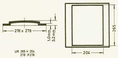 UR Sternkreuz 26.5 x 20.4 x 27.8 x 27.8
