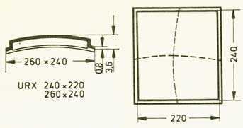 URX Sternkreuz 24.0 x 22.0 x 26.0 x 24.0