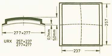 URX Sternkreuz 25.7 x 23.7 x 27 7 x 27.7