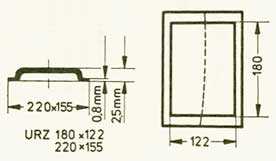 URZ Sternkreuz 18.0 x 12.2 x 22.0 x 15.5