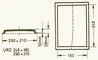URZ Sternkreuz 24.8 x 18.0 x 29.0 x 21.0