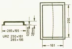 URZ Sternkreuz 25.0 x 16.1 x 28.5 x 19.5