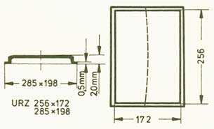 URZ Sternkreuz 25.6 x 17.2 x 28.5 x 19.8