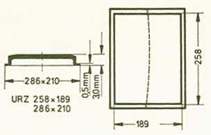URZ Sternkreuz 25.8 x 18.9 x 28.6 x 21.0