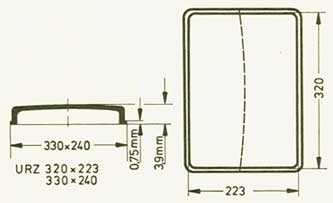 URZ Sternkreuz 32.0 x 22.3 x 33.0 x 24.0