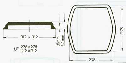 UT Sternkreuz 27.8 x 27.8 x 31.2 x 31.2
