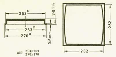 UTR Sternkreuz 26.3 x 26.3 x 27.6 x 27.6