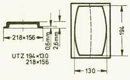 UTZ Sternkreuz 19.4 x 13.0 x 21.8 x 15.6