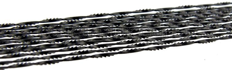Ø0.60mm (2/0) Spiral Wax Saw Blades