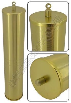 Weight Shells (Brass Colour), Ridged