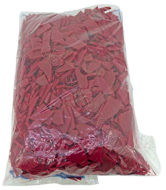 Ruby Red Injection Wax Flakes