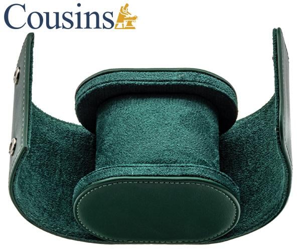 Single Roll Watch Travel Case, Green