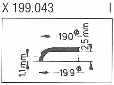 X 199.043 Sternkreuz