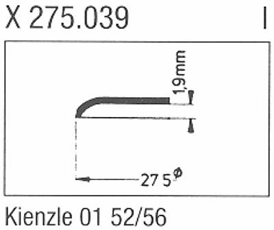 Glass, Kienzle 01 52/56 (Sternkreuz X275.039)