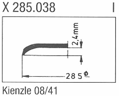 Glass, Kienzle 08 41 (Sternkreuz X285.038)