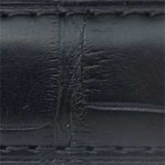 20mm Omega Black Alligator