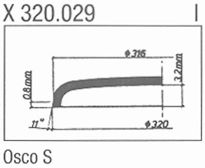Glass, Osco S (Sternkreuz X 320.029)
