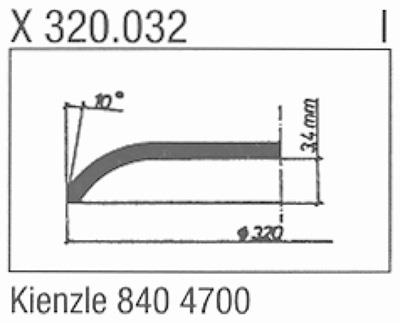 Glass, Kienzle 840.4700 (Sternkreuz X320.032)