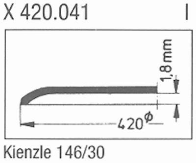 Glass, Kienzle 146/30 (Sternkreuz X420.041)