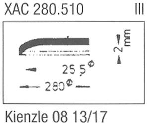 Glass, Kienzle 08 13/17 (Sternkreuz XAC280.510)