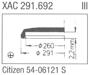 Glass, Citizen 54.06121 S (Sternkreuz XAC 291.692)