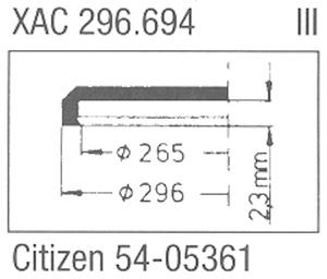 Glass, Citizen 54.05361 (Sternkreuz XAC 296.694)