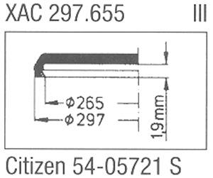Glass, Citizen 54.05721 S (Sternkreuz XAC 297.655)
