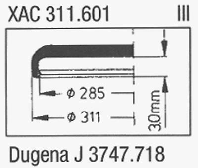 Glass, Dugena J 3747.718 (Sternkreuz XAC 311.601)