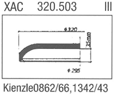 Glass, Kienzle 08 62/66,1342/43 (Sternkreuz XAC320.503)