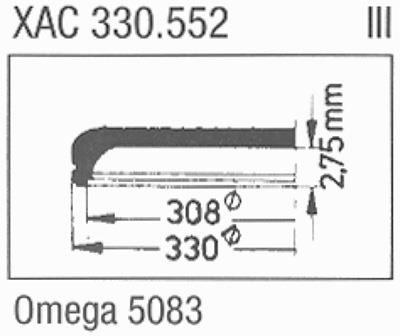 Ø33.00mm (H4.30mm x PZ) Omega PZ5083