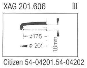 Glass, Citizen 54.04202/01 (Sternkreuz XAG 201.606)