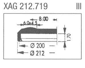 XAG212.719 Stenkreuz (Ø21.20mm. Flat Top, Date @3h)
