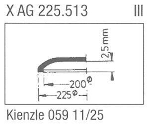 Glass, Kienzle 059 11/25 (Sternkreuz XAG225.513)