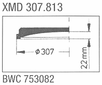 Glass, BWC Swiss 753082 (Sternkreuz XMD 307.813)