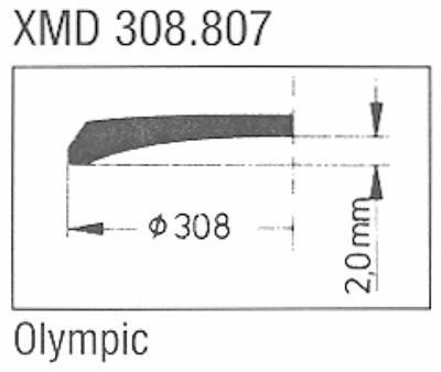 Glass, Olympic 1899.2789 (Sternkreuz XMD 308.807)