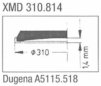 Glass, Dugena A 5115.518 (Sternkreuz XMD 310.814)