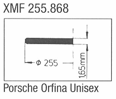 Glass, Orfina Porsche Unisex (Sternkreuz XMF 255.868)