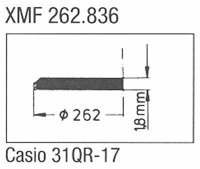 Glass, Casio 31QR-17 (Sternkreuz XMF262.836) Ø26.20mm
