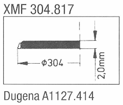 Glass, Dugena A 1127.414 (Sternkreuz XMF 304.817)