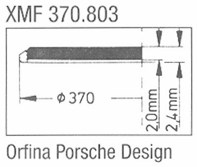 Glass, Orfina Porsche Design (Sternkreuz XMF 370.803)