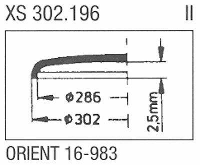 Glass, Orient 16.983 (Sternkreuz XS 302.196)