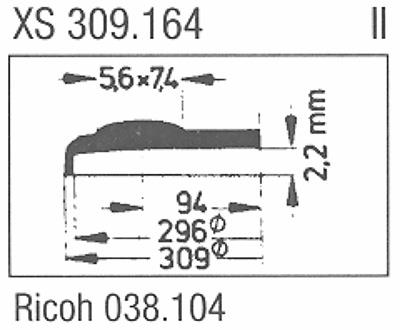 Glass, Ricoh 038.104* (Sternkreuz XS 309.164)