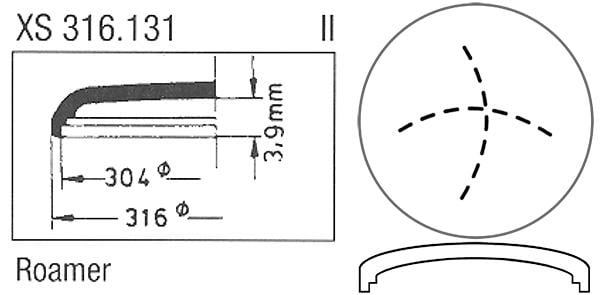 Ø31.60mm (Ø30.40mm x H3.90mm) Roamer